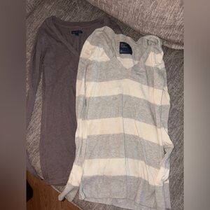 American Eagle Outfitters Red Knit Sweater